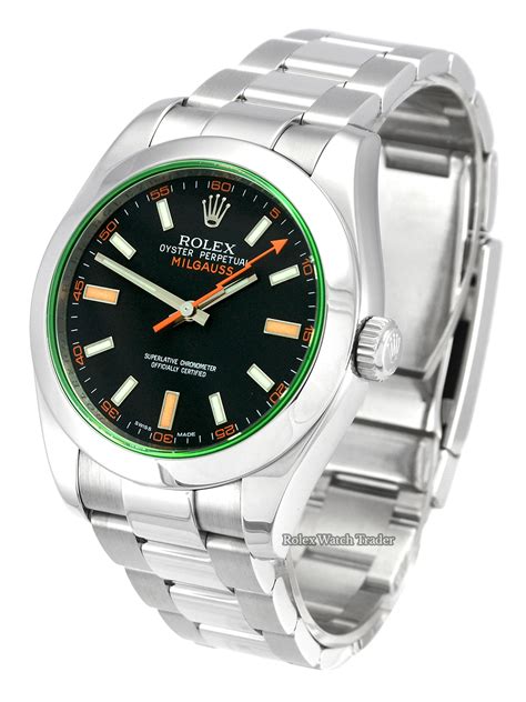 rolex milgauss second hand movement|Rolex Milgauss price.